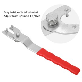 Aramox Grinder Pin Wrench Universal Ajustable, Herramienta de Reparación de Extracción Rápida para Amoladora Angular