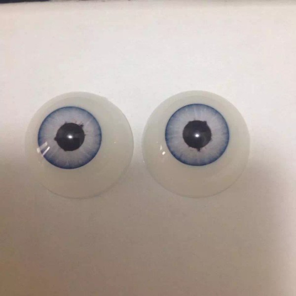 Pabol 18 MM Larger Pupil "Comet Blue" Doll Eyes 1/2