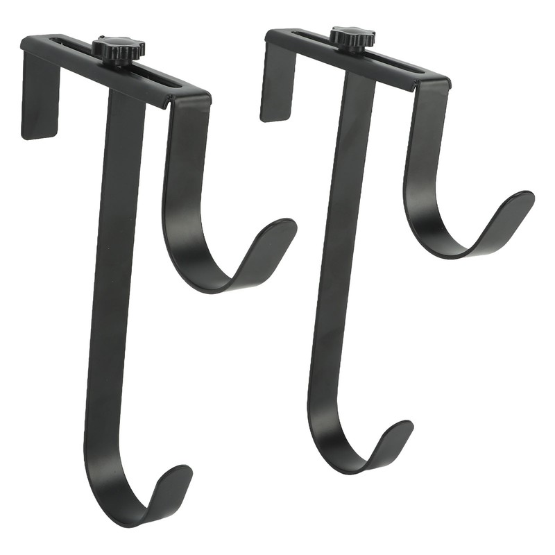 2Pcs Pool Pole Hanger Adjustable Metal Iron Pool Pole Hook
