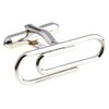 MRCUFF Paper Clip Pair Cufflinks in a Presentation Gift Box