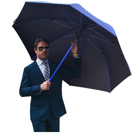 Lynkaye Golf Umbrella 80 Inch Extra Large Oversize, Automatic Open Golf Umbrella Windproof Rain Stick Umbrella UV Protection Sports Umbrella