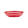 G.E.T. OB-734-R Oval Serving/Bread Basket, 8" x 5.5", Red (Pack