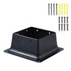 4" x 4" Post Base, 1 Pcs Post Brackets Inner