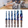 Yuiturt 6pcs Thread Tap Drill Bits, Self Centering Drill Bit,