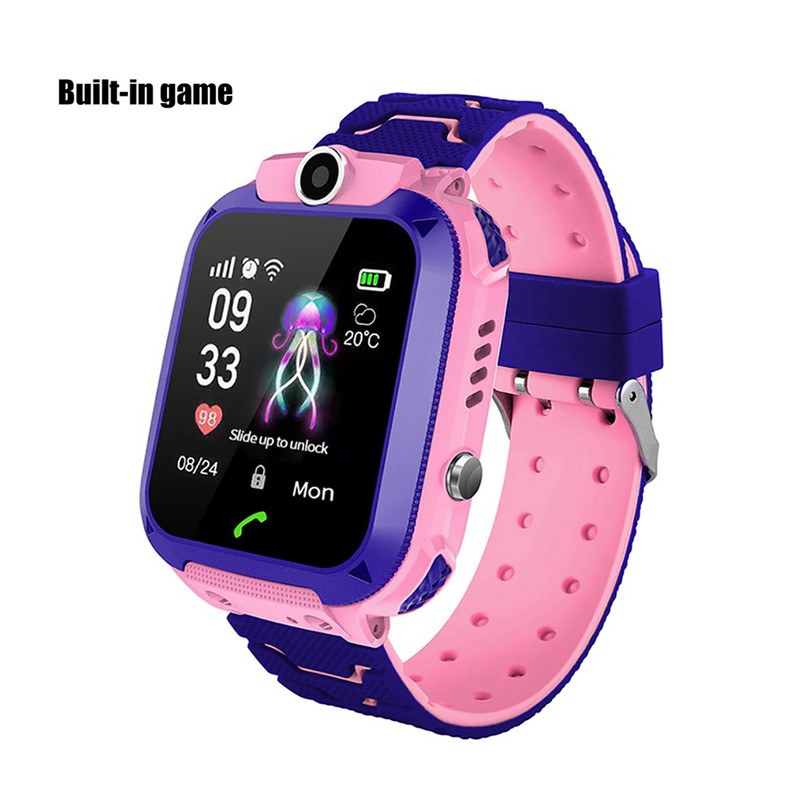 LBS GPS Location Kid Tracking Smartwatch Children Phone Watch Emergent