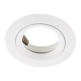 SEBSON SEBSON Einbaustrahler rund Alu wei?, Einbaurahmen Lochdurchmesser 65mm, Decken Spot inkl. GU10 Fassung fr LED/Halogen