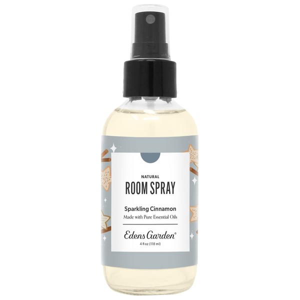 Edens Garden Sparkling Cinnamon Aromatherapy Room Spray, All Natural &