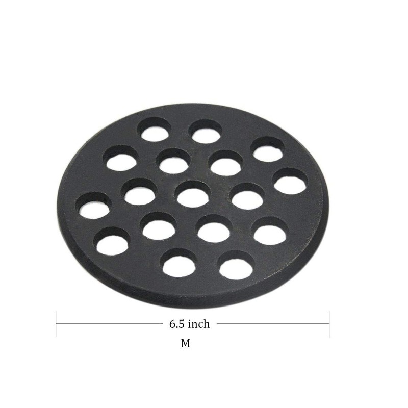 Round cast Iron Bottom fire Grate for Big Green Egg,