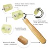 tiptopcarbon Wallpaper Tool Kit with Felt Squeegee Seam Roller for