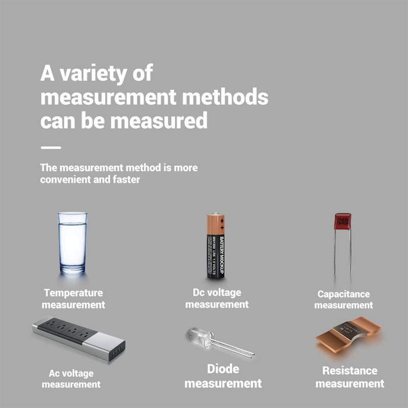 ANENG AN8002 6000 Counts True RMS Multifunctional Digital Multimeter Voltmeter
