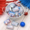 Food, Friends & Fireworks Party Mini Chocolate Candy Bar Sticker
