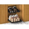 Expandable Pull Out Cabinet Organizer 17" Deep, Adhesive Pull Out