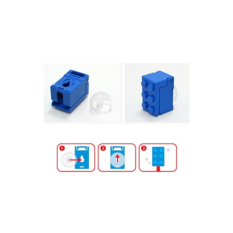 3pcs Brick Design Toothbrush Case Cover Holder Set for Office,