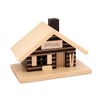 KNOX wooden incense smoker house "ski hut"