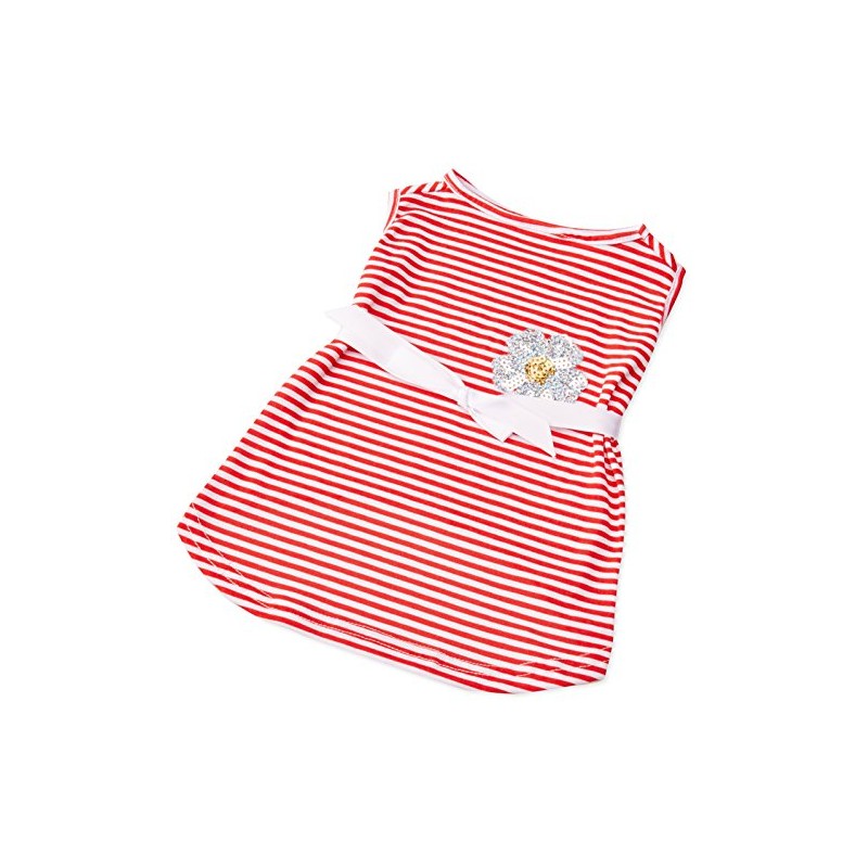 Fancy Pets TX21004 Vestido Rayas, Chica