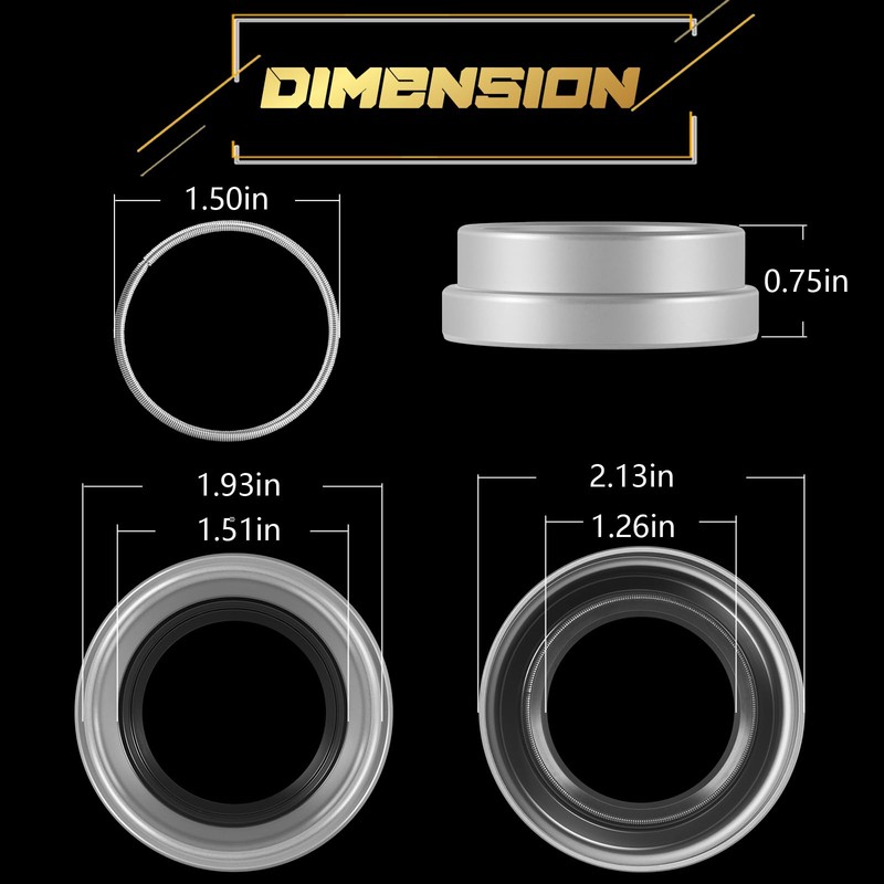 54381 Front Inner Axle Shaft Seal - Fit for DANA