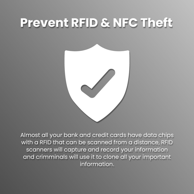 D&JGoods RFID Blocking Cards - Premium 360 Degree NFC Debit