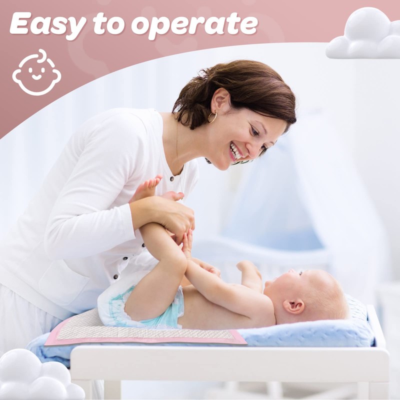 Disposable Changing Pad Liners Pack of 100 Baby Incontinence Changing