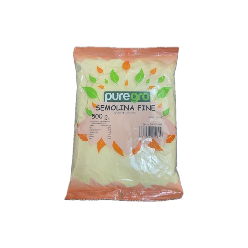 Puregro Semolina Fine 500g
