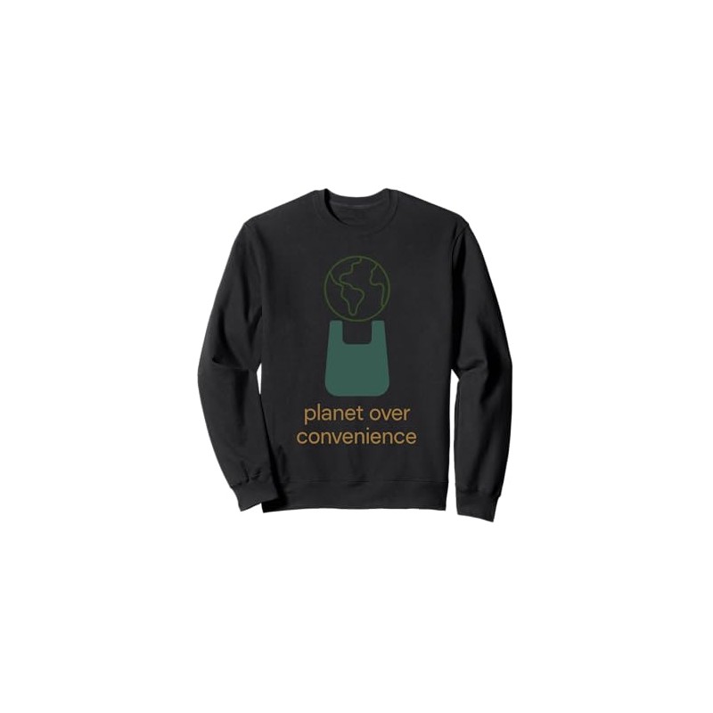 Plastic Free Eco Friendly Zero Waste Sustainable Green Sweatshirt