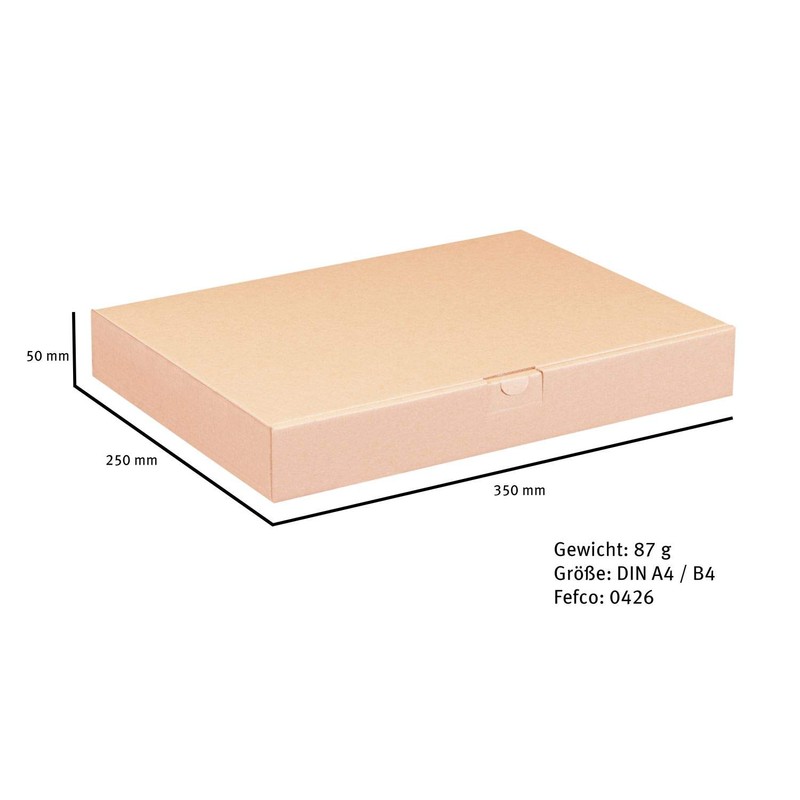 Maxi Letter Boxes 350 x 250 x 50 mm Brown