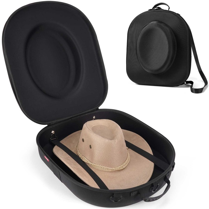Livelab Hat Box for Travel - Crush Proof Cowboy Hat