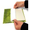 NELUHA Notebook A5 Blank Refillable Teak Leaves Vegan Sustainable Leather