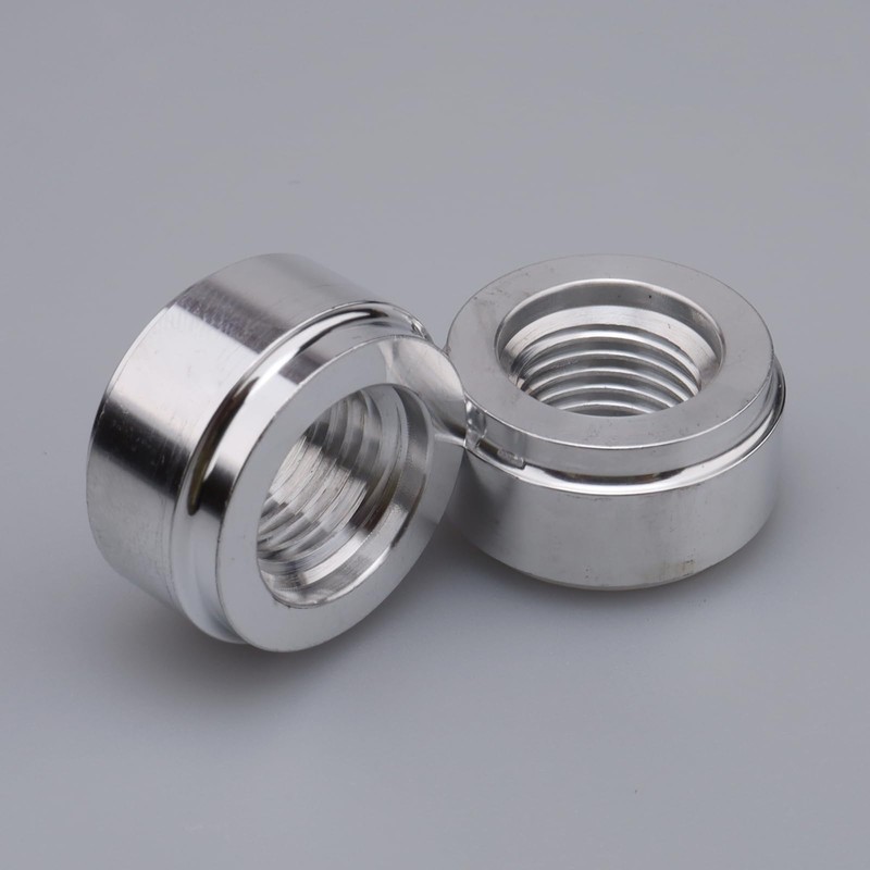 AC PERFORMANCE Aluminum Female Metric M14 x 1.5 Weld On