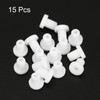 sourcing map 15Pcs t Shape Rubber Grommet Mount Dia 3mm