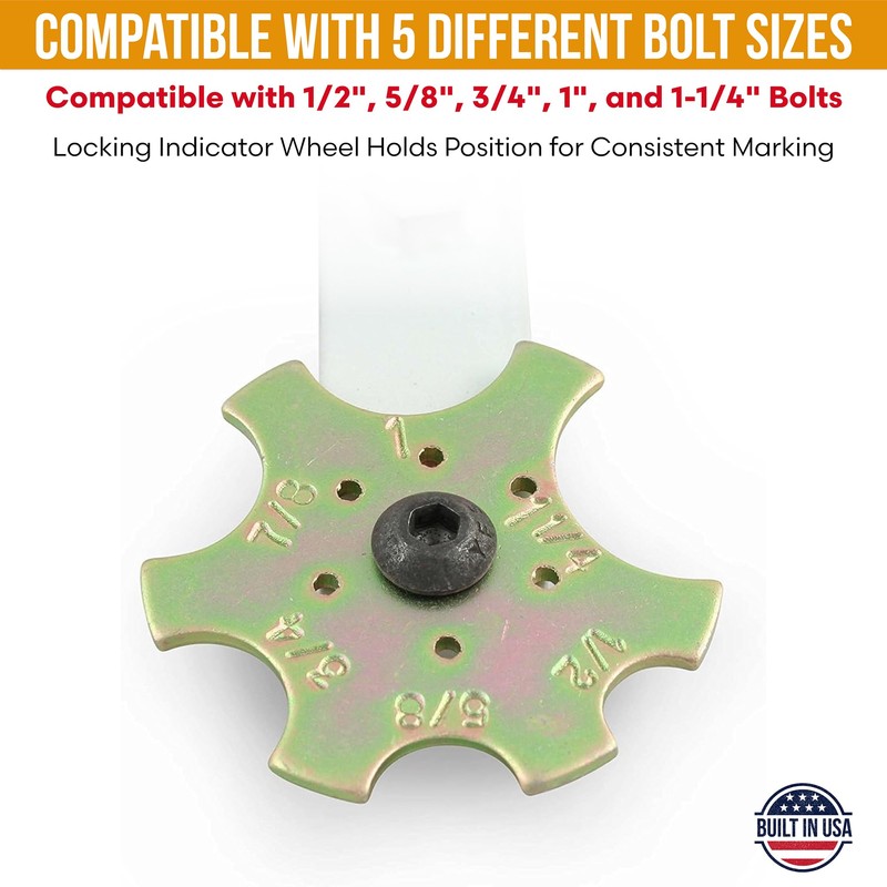 Big Foot Stand-Up Bolt Hole Marker - Precision Construction Marker