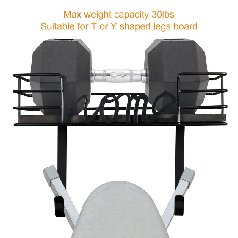 TJ.MOREE Ironing Board Hanger Wall Mount- Laundry Room Decor- Iron