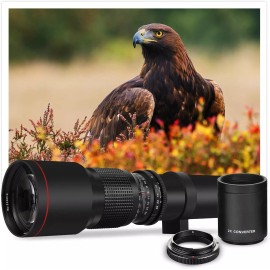BM Premium 500mm/1000mm Lens for Olympus OM-D E-M1 E-M5 E-M10 PEN-F E-PL8 E-PL7 E-P5 E-PL5
