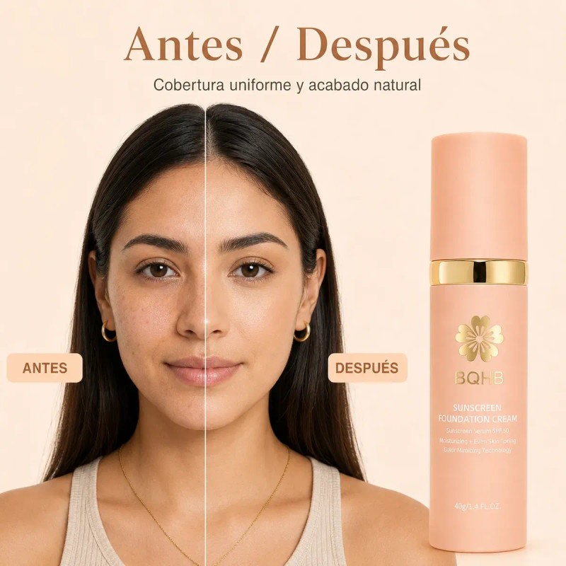 Biomimic Foundation 4 En 1 - Medium Spectrum Blanco -