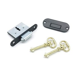 LK-50 Roll Top Desk Lock Antique Desk Full Mortise Lock Comes with 2 Keys