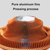 ciciglow CPU Cooling Fan with Dynamic Lighting for LGA 775