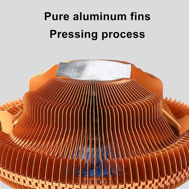 ciciglow CPU Cooling Fan with Dynamic Lighting for LGA 775
