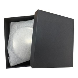 Wentworth Pewter -Thistle Stamp Polished Round Pewter Sporran Flask, Spirit Flask, 4oz Capacity