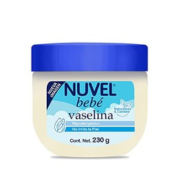 Nuvel Vaselina para Bebé, 230 G, Hipoalergénico, vaselina natural a base de petrolato.                                                                