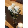 Hand-tied Rose Bouquet with 3 Roses and Ruscus - Real