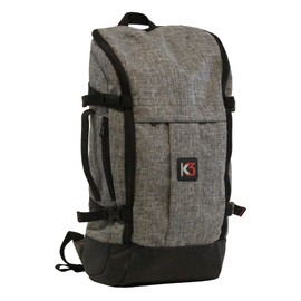K3 Alpha 24 Liter Weatherproof Water Resistant Backpack Crosshatch