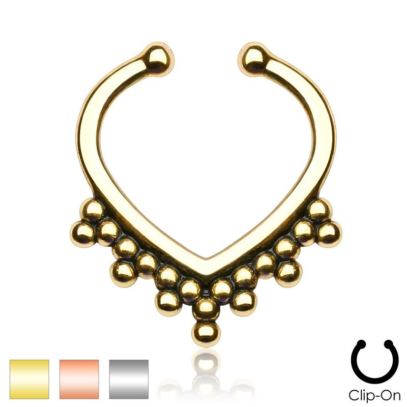 Autiga Nose Piercing Nose Ring Fake Piercing Septum Helix Piercing