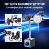 KATSU Tools Dial Indicator with Magnetic Base 0-1.0" Tester Gauge