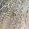 Cat Template, Clear Acrylic Template, Woodworking Router Template