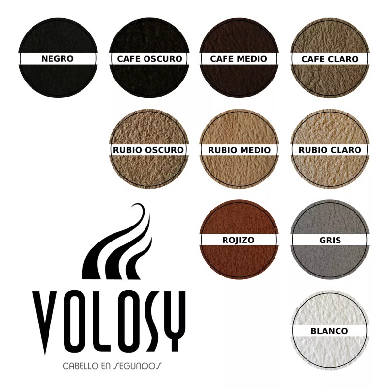 Volosy + Bomba Fibras De Cabello Que Disimulan Calvicie 28g