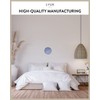 LUUK LIFESTYLE Minimalist wall clock with silent movement, no ticking,