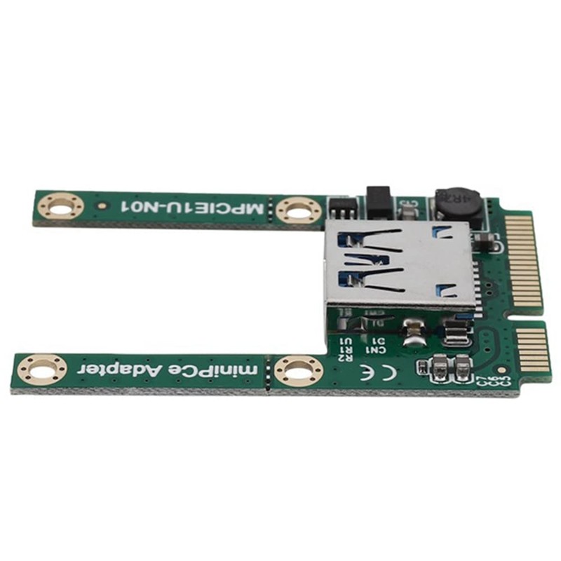Xsdjasd Mini PCI-E to USB3.0 Adapter Card PCIe to USB