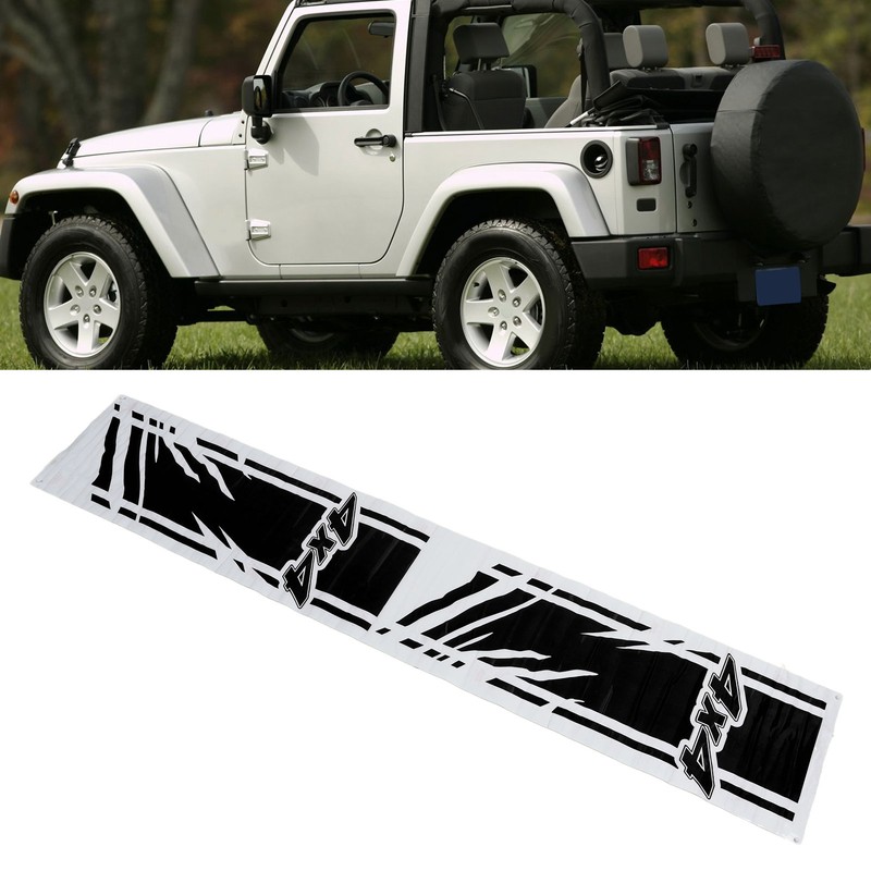 Car Wave Graphics Decals Strong Adhesion Colorfast Waterproof 4 X
