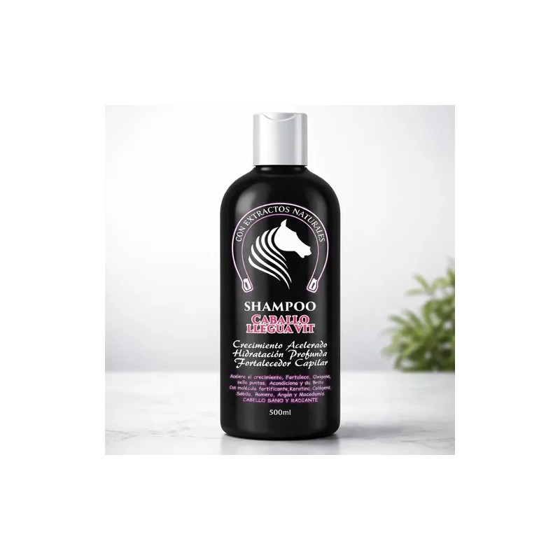 Shampoo Cola De Caballo Y Keratina Crecimiento Capilar 500ml Envió