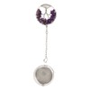 Tea Infuser Artificial Crystal Stone Tea Strainer Stainless Steel Diffuser
