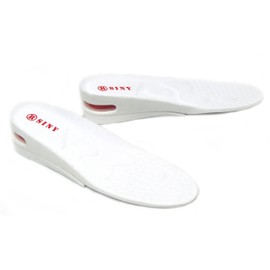 Siny SY-07 Footcare Shoes Insole, 2 Tiers, 2 Tiers, 2 inches (5 cm), UP Insole, Secret Foot Correction, Insole, Raised Insole, With Air, White